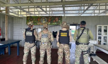 PF realiza ação de incursão no Vale do Javari