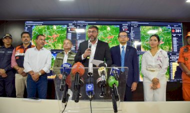 Deputado João Luiz participa com o governador Wilson Lima do anúncio de medidas ao combate de queimadas no Amazonas