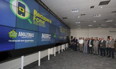 Governo do Amazonas lança RecuperaFone, programa de recuperação de celulares roubados ou furtados