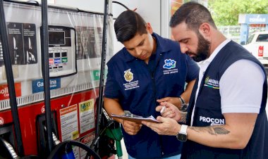 Deputado Mário César Filho em parceria com o Procon realiza fiscalização em postos de combustíveis