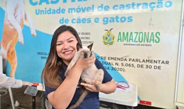 Deputada Joana Darc comemora marca de 40 mil castrações de animais no Amazonas no Castramóvel