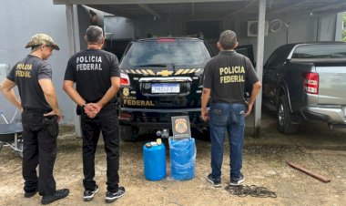 PF prende homem com 63kg de drogas no interior do Amazonas