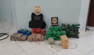 PF e PC apreendem 110kg de drogas no Amazonas