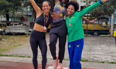 Pódio no Equador: Jaíny conquista o bronze em evento internacional de atletismo