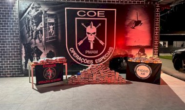 FICCO/AM prende em flagrante de indivíduo armazenando 165 kg de material entorpecente