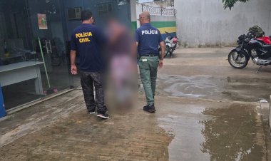 Polícia Civil prende em flagrante homem por extorsão, perseguição e ameaça contra o pai em Carauari