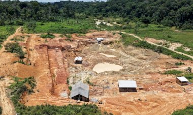 Ipaam identifica garimpo ilegal em Maués, interdita área e aplica multa superior a R$ 3,5 milhões