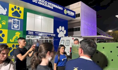 Operação da Sepet-AM resgata 24 cachorros em situação de maus-tratos no bairro Flores, em Manaus