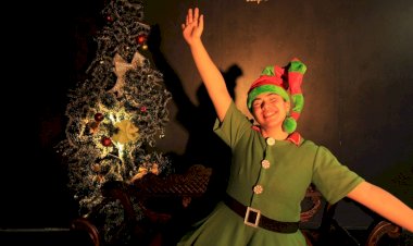 Espetáculo natalino leva magia do Polo Norte ao palco do Teatro Gebes Medeiros