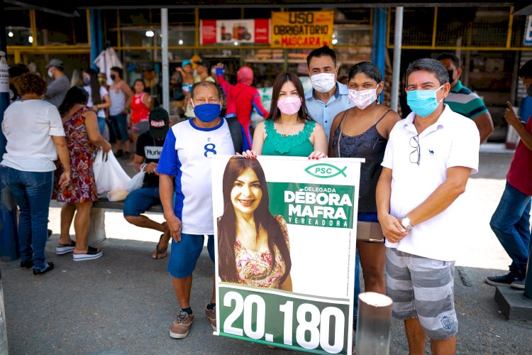 Delegada inicia campanha visitando comunidades de Manaus