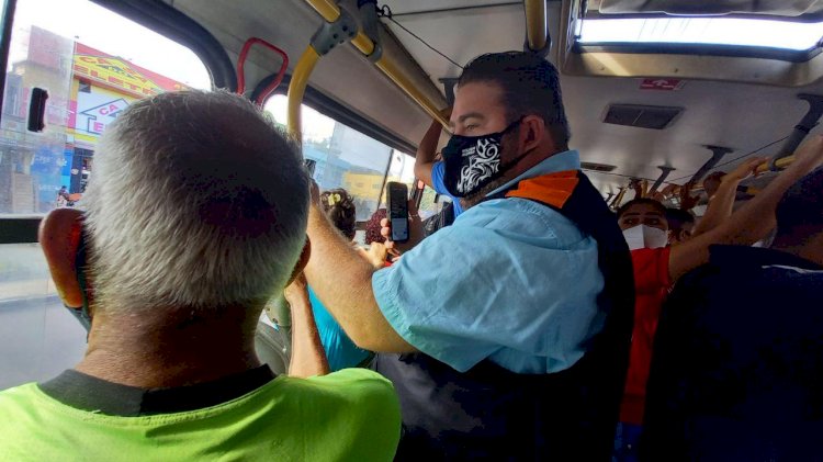William Alemão volta a fiscalizar ônibus na capital do AM