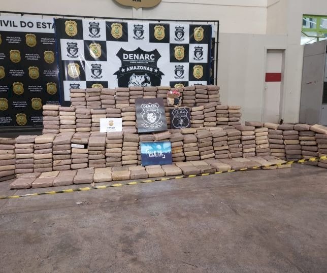 Polícia Civil apreende 600 quilos de maconha no Amazonas