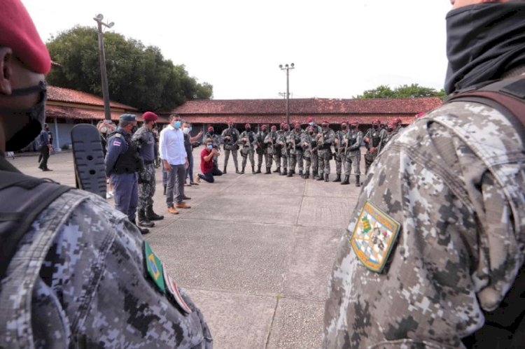 Wilson Lima acompanha início da operação ‘Mão de Ferro’