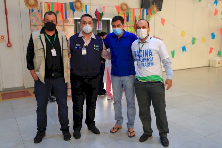 Wilson Lima destaca que profissionais que atuam no mutirão vacina Amazonas são heróis