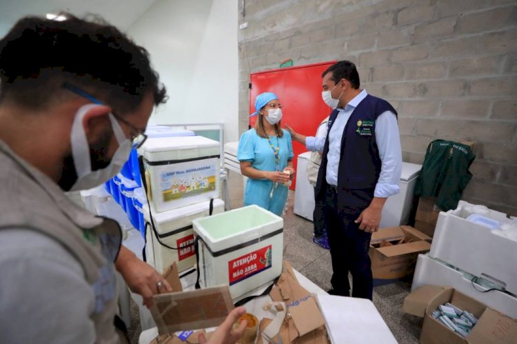 Governador Wilson Lima acompanha início do 3º mutirão Vacina Amazonas na capital