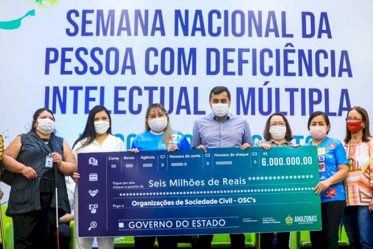 Wilson Lima anuncia repasse de R$ 6 milhões para instituições que atuam com pessoas com deficiência