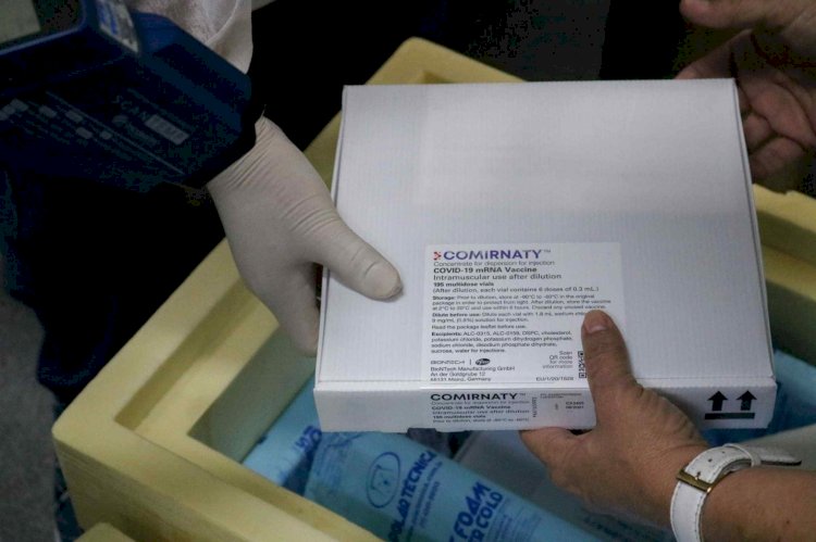 Governo do Amazonas recebe mais 19.890 doses de vacinas da Pfizer