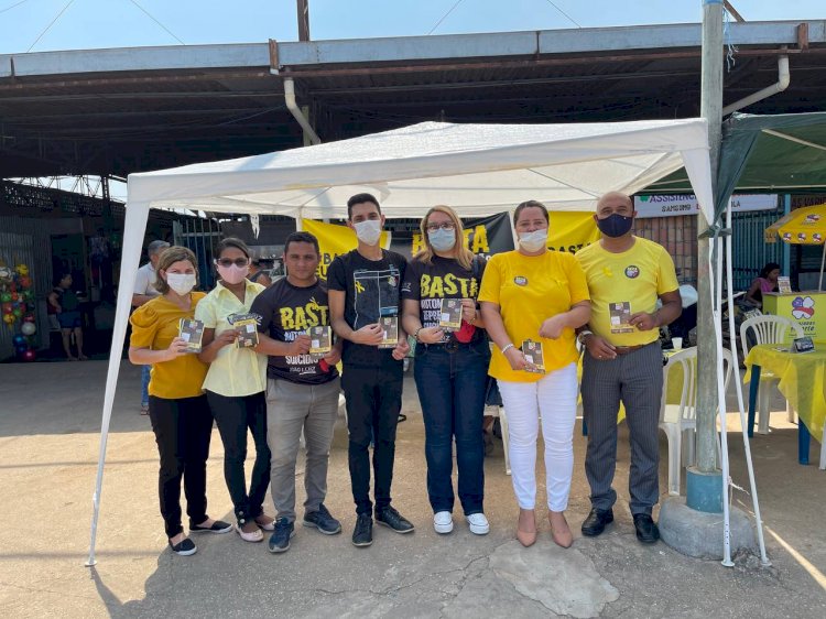 Frente Parlamentar Cristã da Aleam aborda 200 pessoas no Basta Automutilação, Depressão e Suicídio em Iranduba