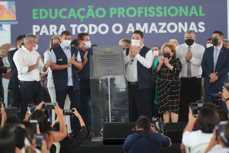 Governador Wilson Lima inaugura a maior e mais moderna escola do Cetam, a primeira da zona norte de Manaus