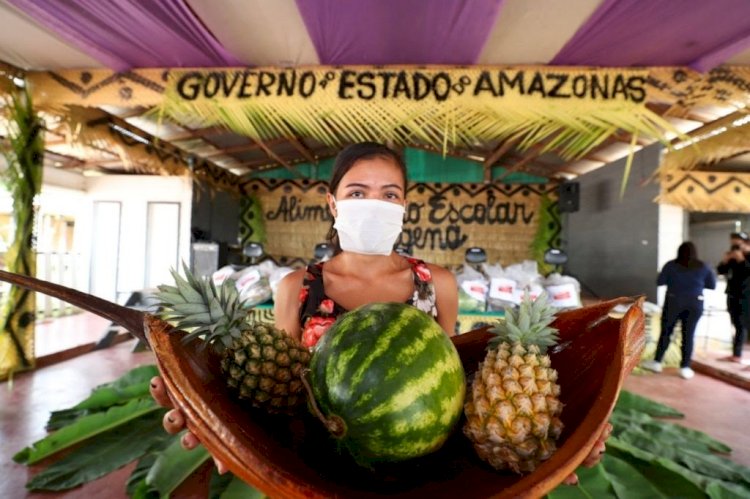 Prática inédita na rede estadual de ensino, alimentação escolar indígena do Amazonas é referência nacional