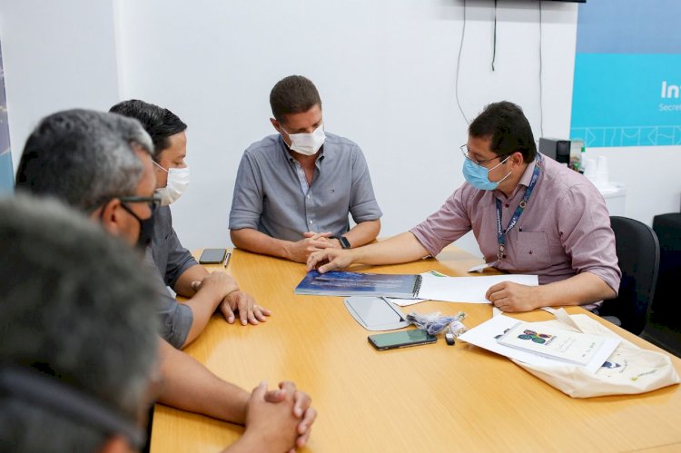 UGPE apresenta os projetos do Prosamin+ ao vice-prefeito e secretário de Obras, Marcos Rotta, alinhando ações para Manaus