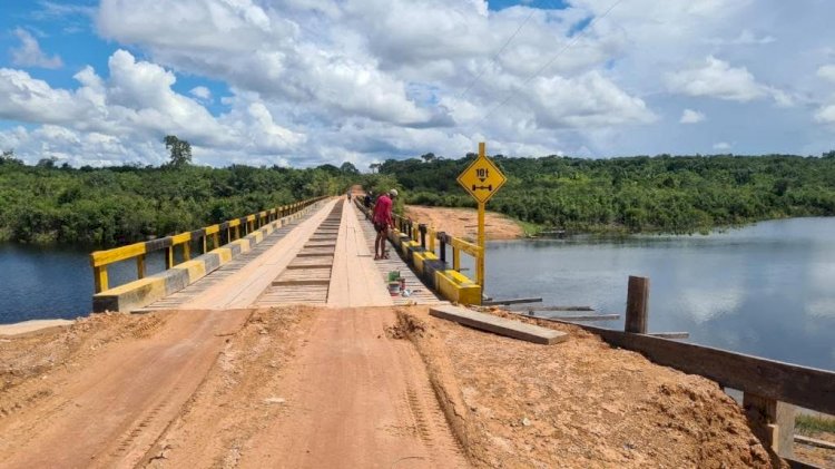 Governo do Amazonas constrói pontes na AM-174 para interligar Novo Aripuanã e Apuí