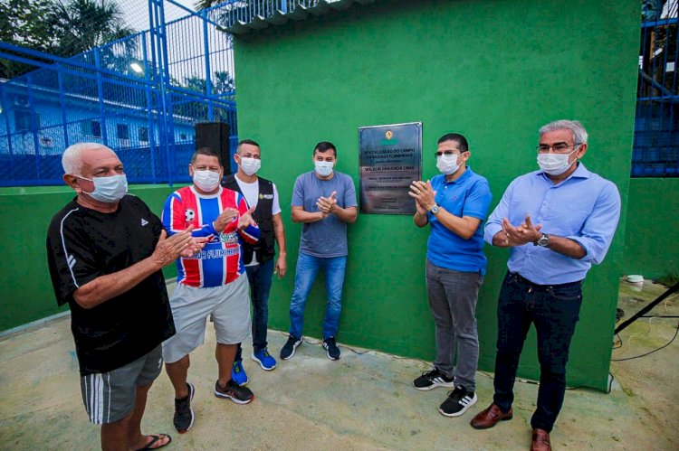 Deputado João Luiz participa da entrega dos campos da Baixada Fluminense e Igarapé do Passarinho