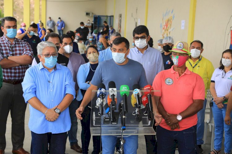 Governador Wilson Lima lança campanha 'Pra Sambar Tem que Vacinar'