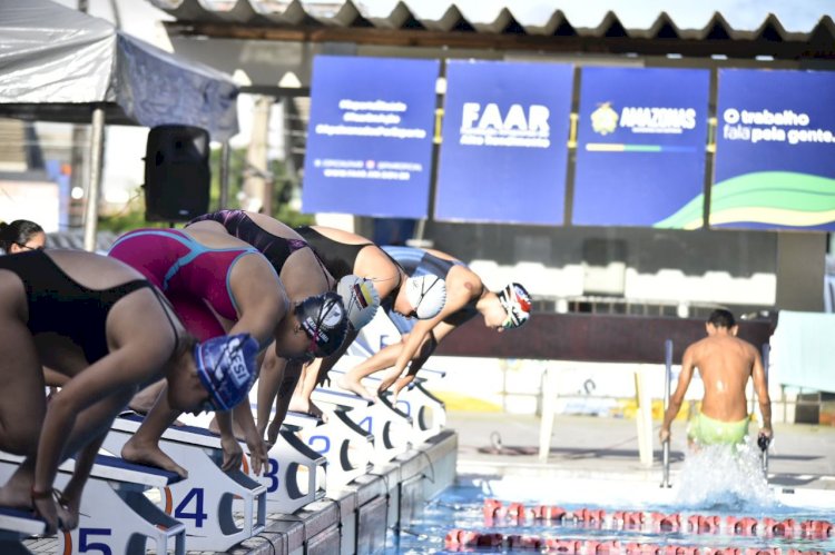 Etapa do circuito Graduados e Mirins leva mais de 90 nadadores para a piscina da Vila Olímpica