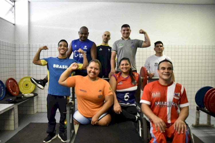 Paratletas do Amazonas participam do Campeonato Brasileiro de Halterofilismo e Arremesso de Peso