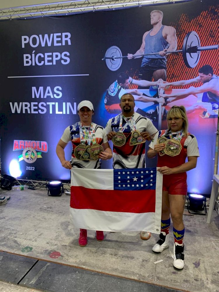 Amazonas garante seis medalhas de ouro no evento internacional de Power Biceps e Mas Wrestling