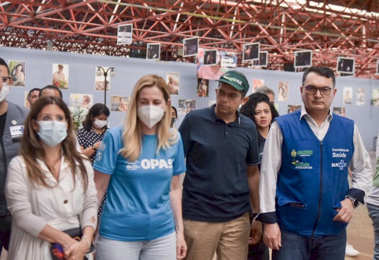 João Luiz acompanha a comitiva da Organização Mundial da Saúde (OMS) em visita ao Projeto RespirAR