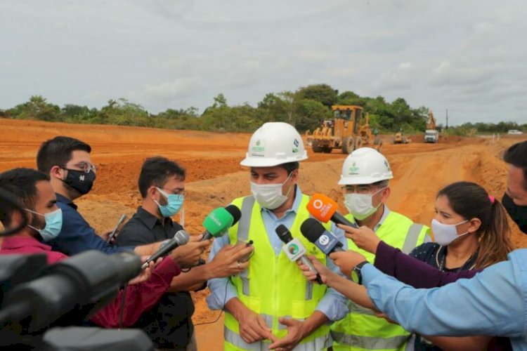 ‘Estamos fazendo a maior intervenção dos últimos 40 anos nessa rodovia’, diz Wilson Lima sobre AM-010