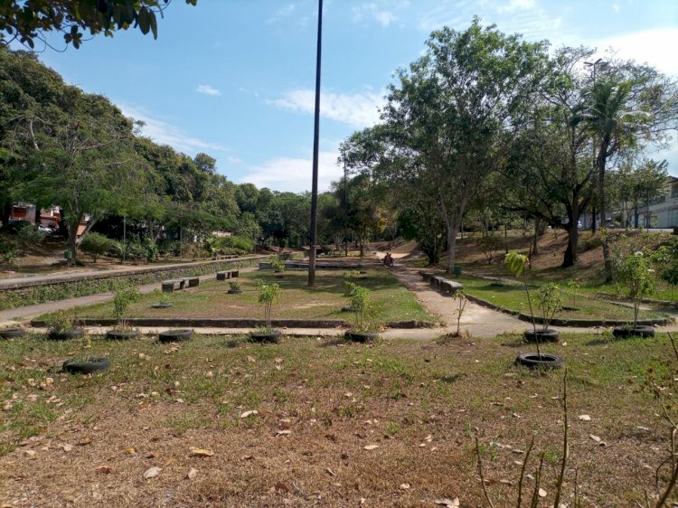 Requerimento de João Luiz é atendido e praça do Santos Dumont recebe serviços de limpeza