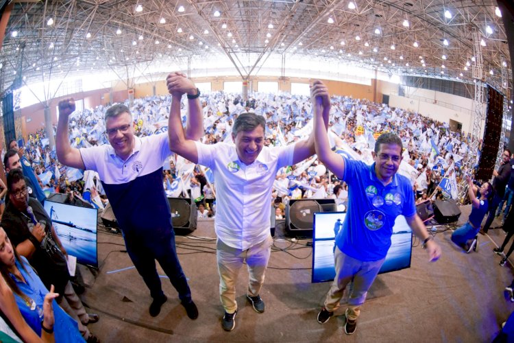 Mais de 15 mil apoiadores participam de reunião política da oficialização de campanha de João Luiz e João Carlos