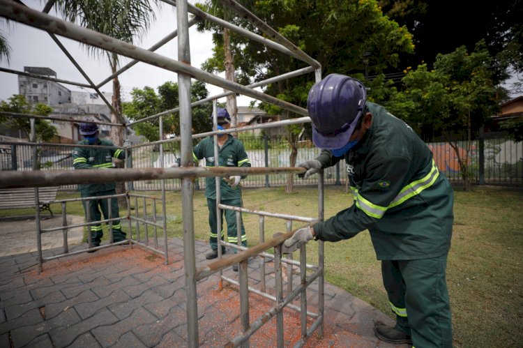 Parque Senador Jefferson Péres é o nono espaço do Prosamin a ser reformado