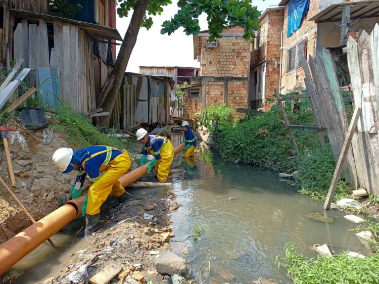 Transformação: Projeto piloto vai garantir que palafitas na zona Sul de Manaus tenham esgoto tratado