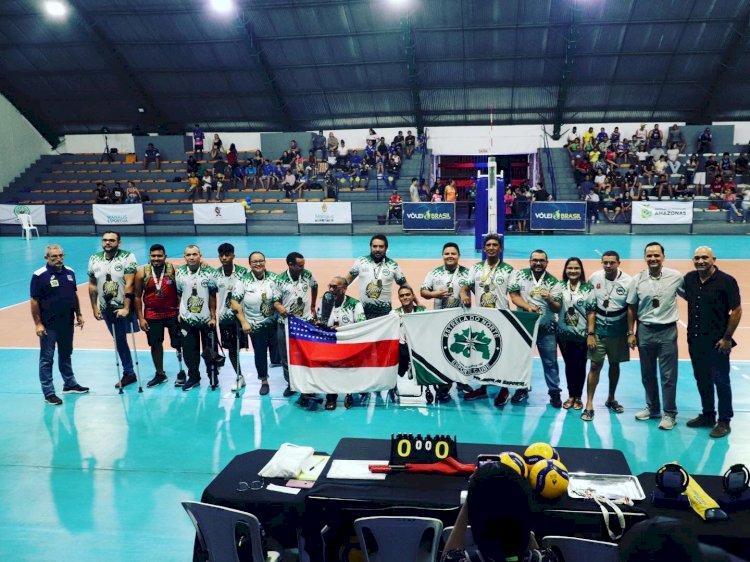 Seleção Amazonense de Voleibol sentado Paralímpico Masculino é Campeão Brasileiro de 2022