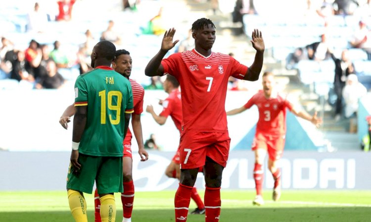 Copa: camaronês Embolo decide vitória da Suíça sobre seu país natal