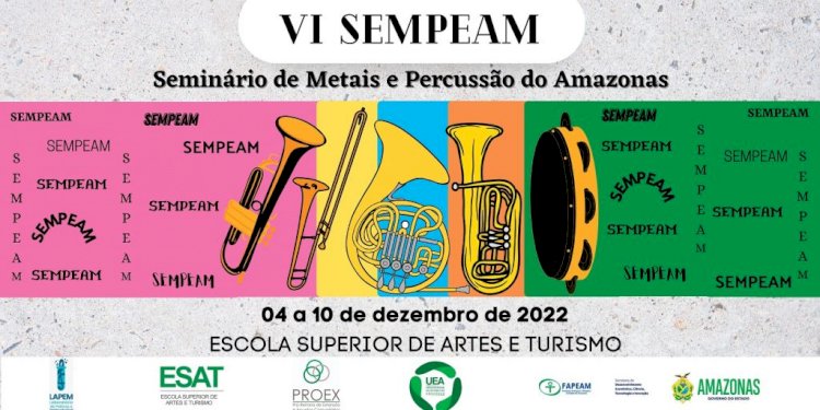 Governo do Amazonas apoia evento científico sobre música, metais e percussão