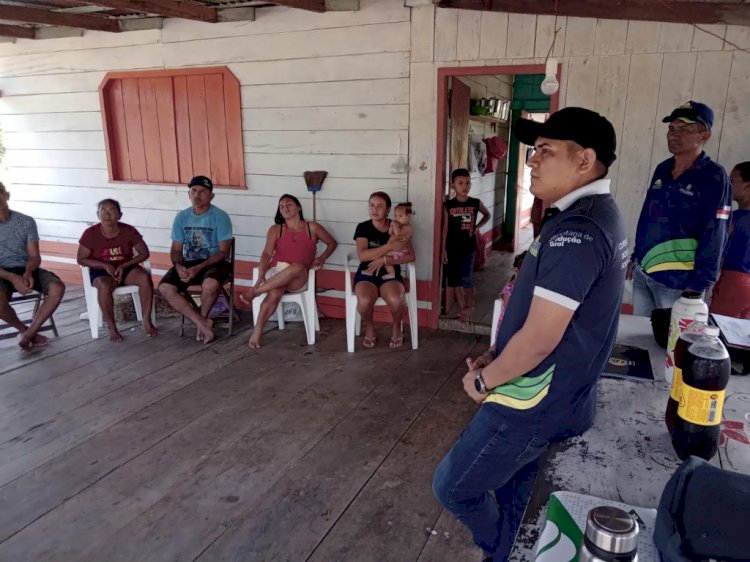 Idam assiste comunitários na elaboração de acordo de pesca em Itapiranga