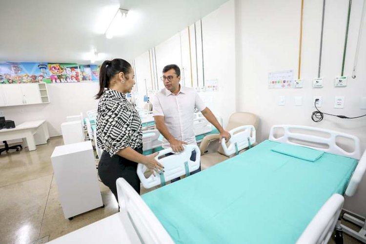 Wilson Lima entrega novos leitos clínicos no Hospital e Pronto-Socorro da Criança na zona sul da capital