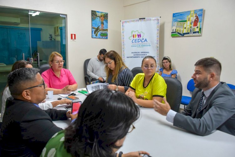 Comissão de Promoção ao Desporto e Defesa dos Direitos das Crianças, Adolescentes e Jovens da Aleam realiza reunião com o CEDCA-AM