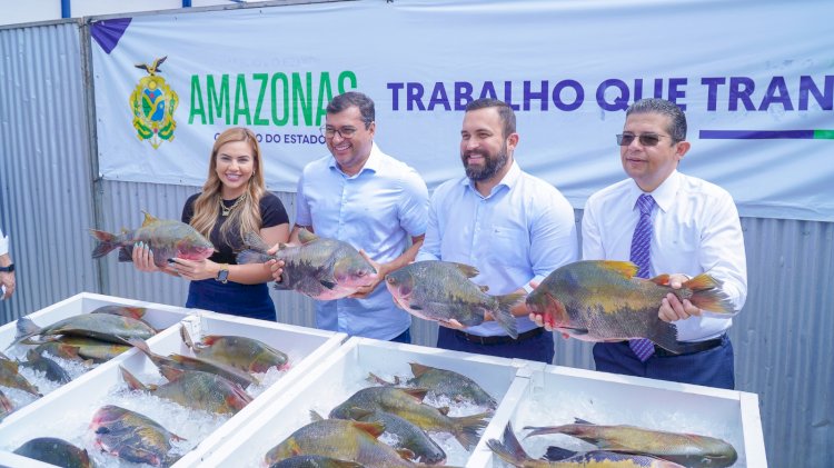 Deputada Débora Menezes acompanha distribuição de pescado, pelo Governo do Amazonas, a instituições assistenciais