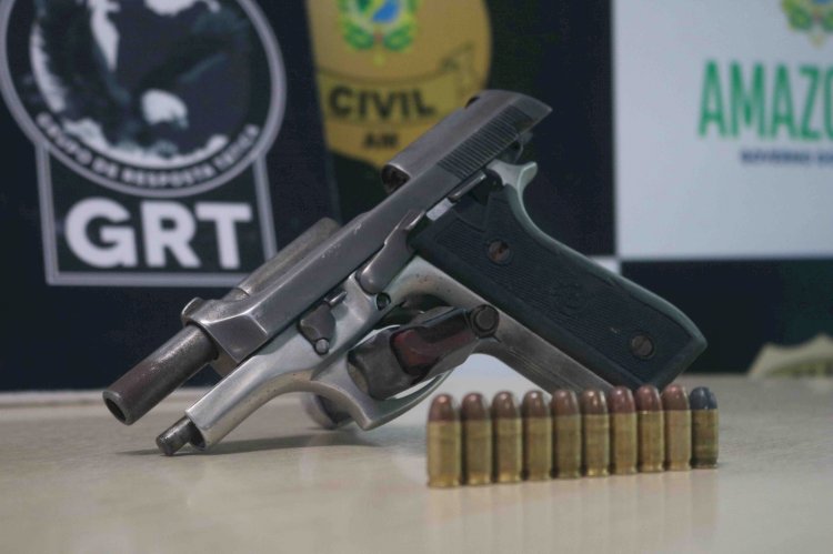 Cidade Mais Segura: SSP-AM prende homem em posse de arma de fogo no bairro Aleixo