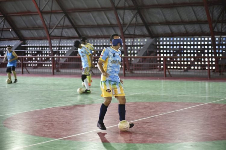 Equipe amazonense de futebol de cegos embarca para Campeonato Regional Centro-Norte, no Mato Grosso