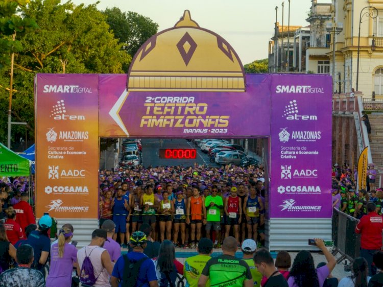 2ª Corrida do Teatro Amazonas tem cenário histórico e atividade esportiva no Centro de Manaus