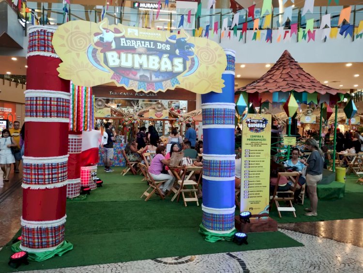 Arraial dos Bumbás entra na última semana de programação no Manauara Shopping