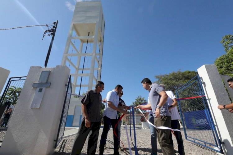 Governador Wilson Lima entrega sistema de abastecimento de água à comunidade da zona rural de Manaus