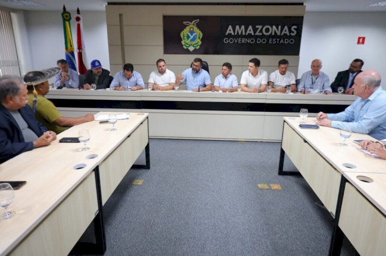 Em reunião com o governador Wilson Lima, lideranças Mura manifestam apoio à exploração do potássio em Autazes